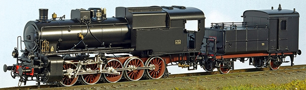 Micro Metakit 05901H - Italian 471.075 Heavy Steam Locomotive